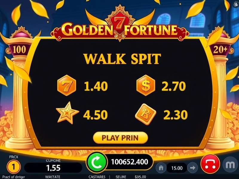 Golden Fortune Frenzy Game Interface